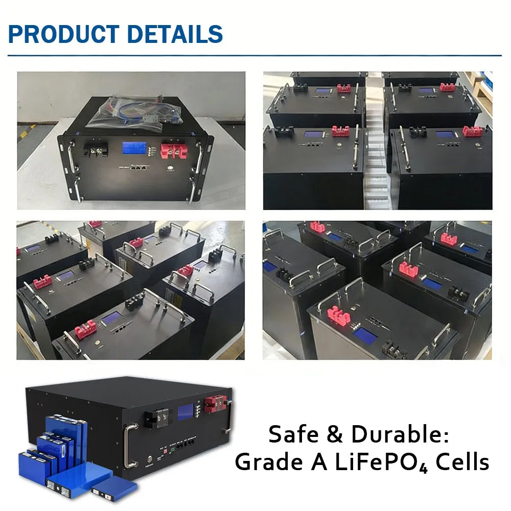 Telecom Rack Mount LiFePO4 Solar Battery Energy Storage System