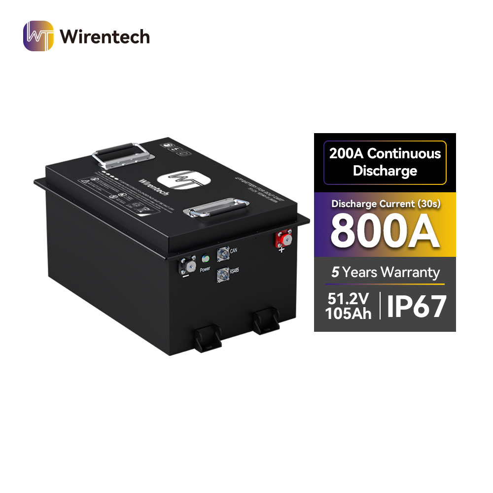 Golf Cart Battery 5kWh Max 800A Discharge and 200A Continue Discharge LiFePO4 Power Pack for Electric Utility Vehicle Conversion
