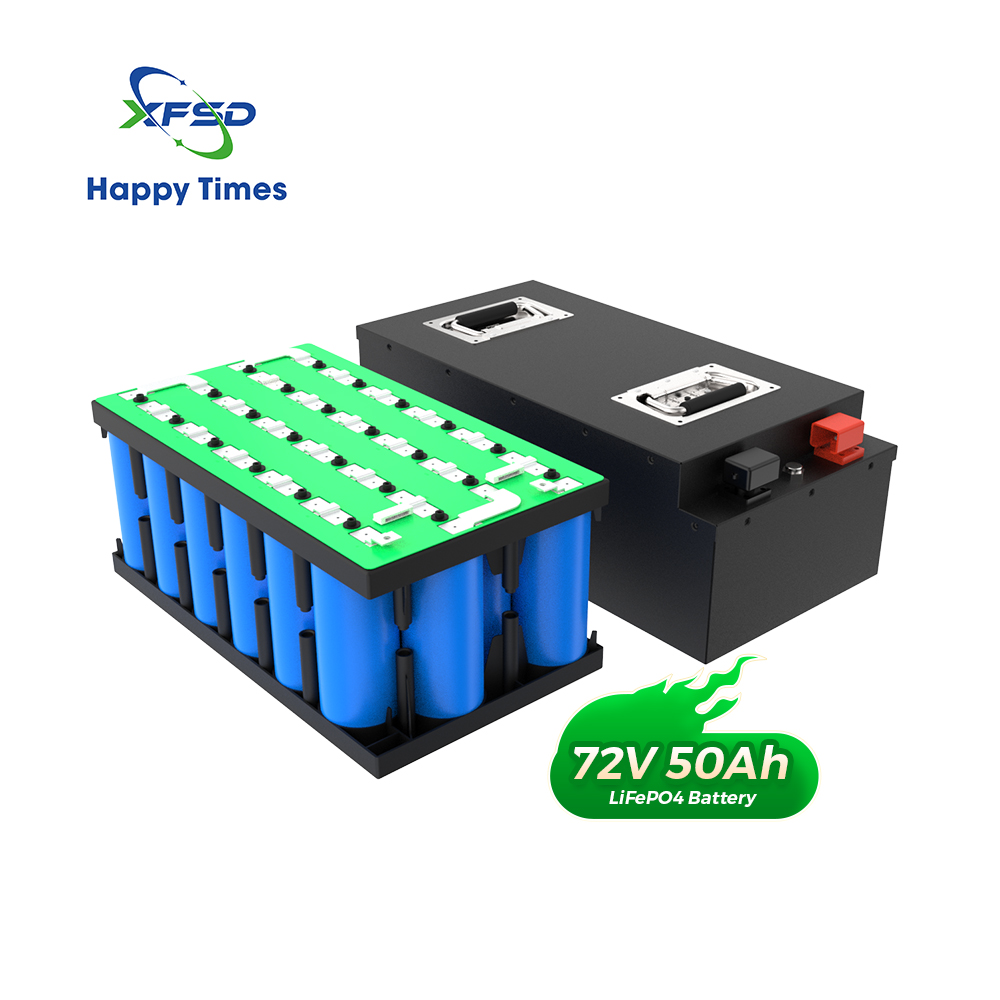 Xfsd A-Grade Lithium Battery Cells 72v 60v 50ah 100ah Lifepo4 Lfp Battery Pack Universal Fit for 2/3/4-Wheel Electric Vehicles