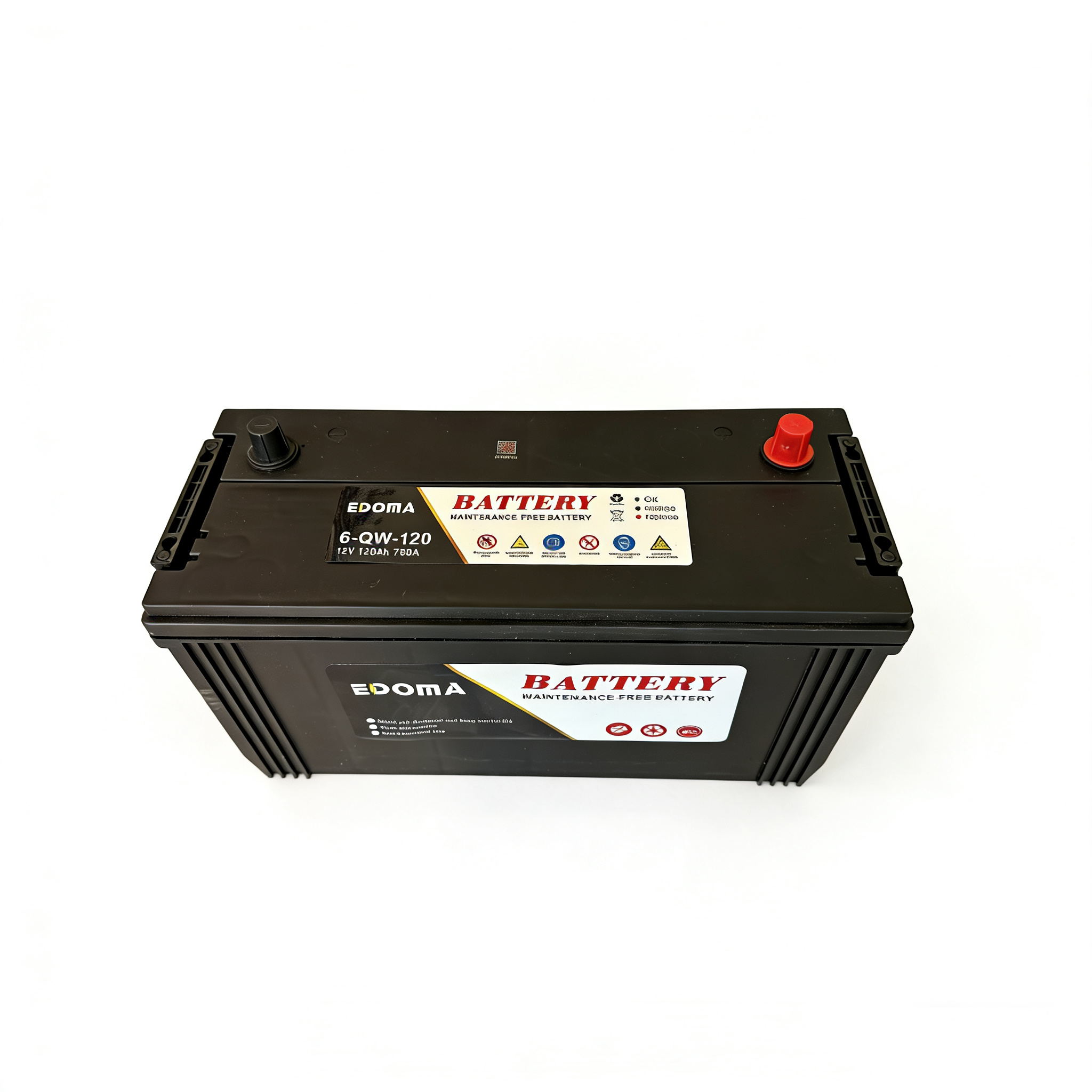 EDOMA Maintenance-Free Sealed Car Battery 12V 120Ah 780Wh-Durable And Reliable Automotive Power Solution