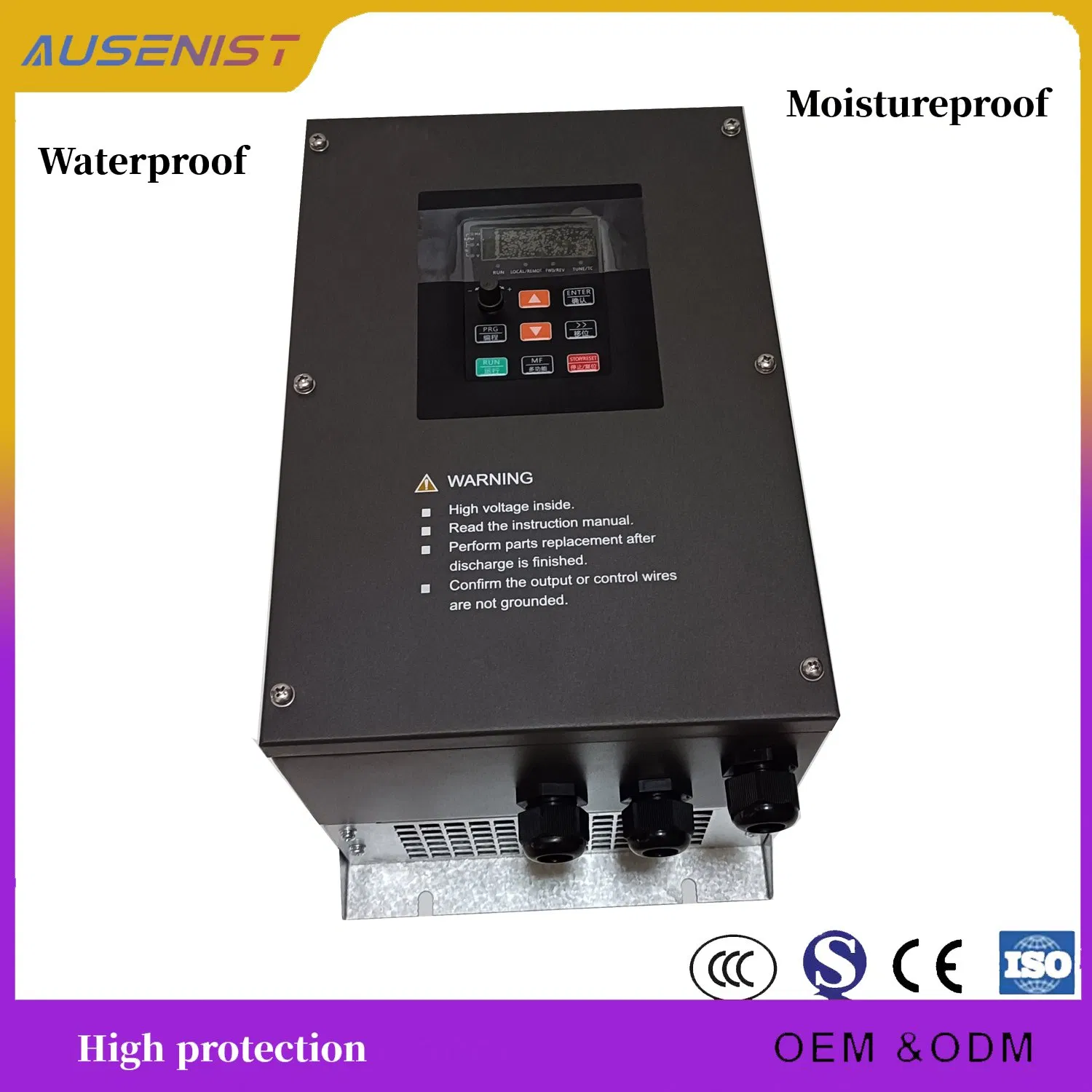 Ausenist 5kw Wind Power 380V Integrated Machine with MPPT Function Grid-Tied Controller&Inverter Anti-Corrosion Gas