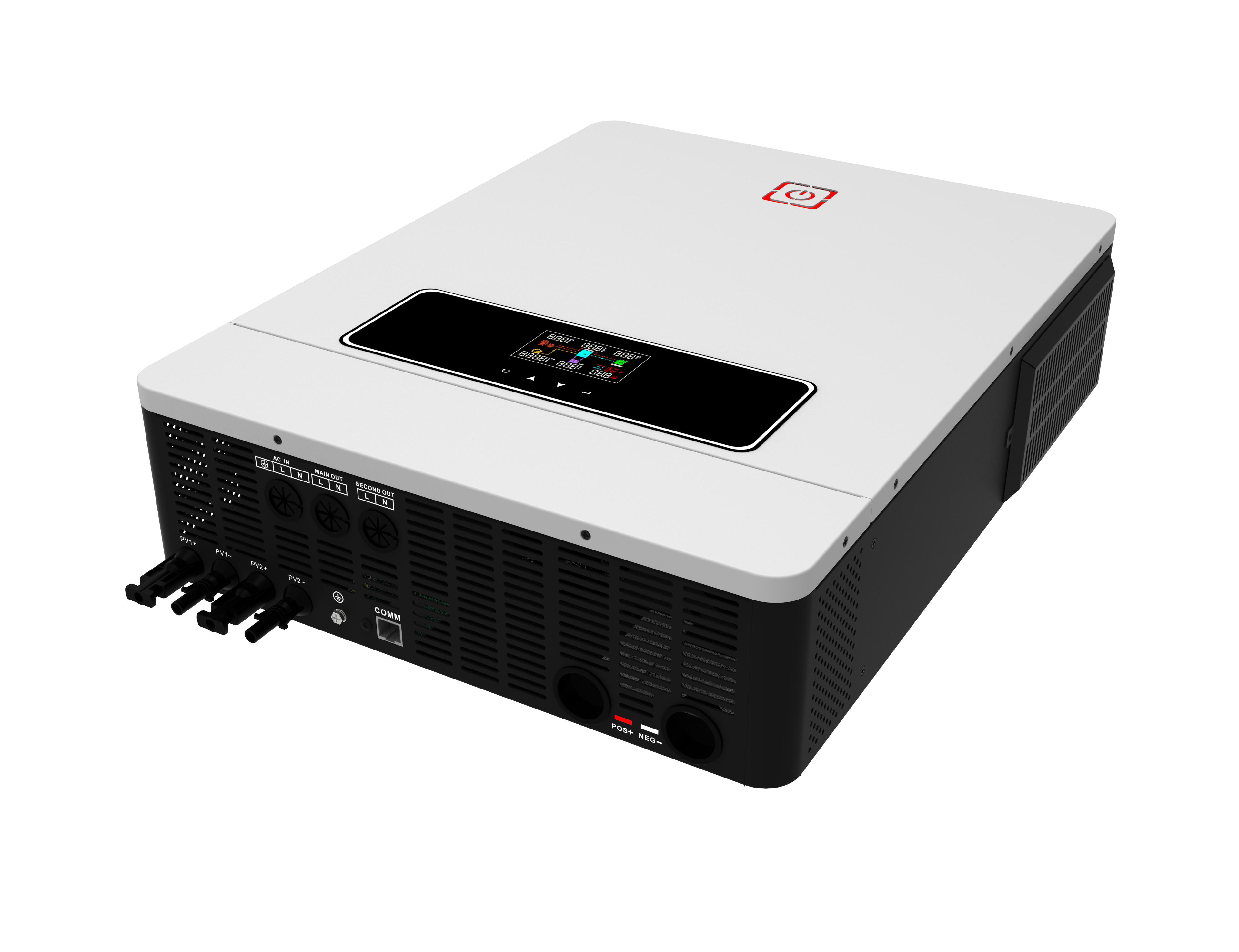 8.2KW/10.2KW 48V Purer Sine Wave IP65 Single LCD Display Solar Hybrid Inverter Generator for Solar Power System