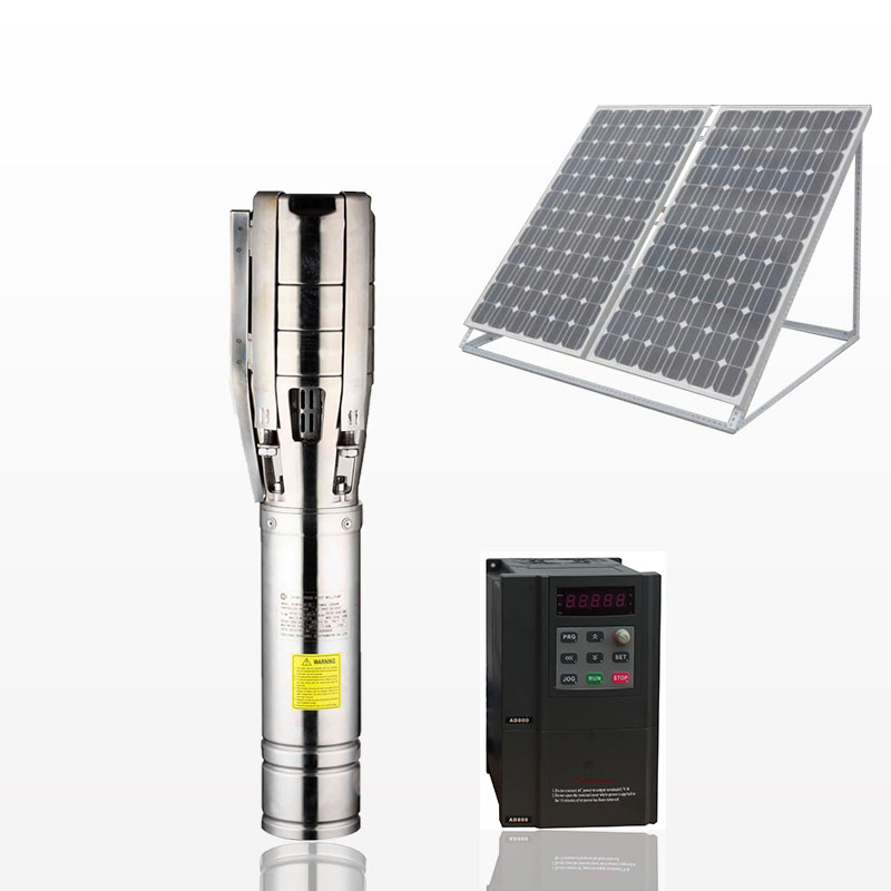 Oem Dc Inverter Solar Submersible Pump Deep Well Solar Water Pump Kit With Solar Panel