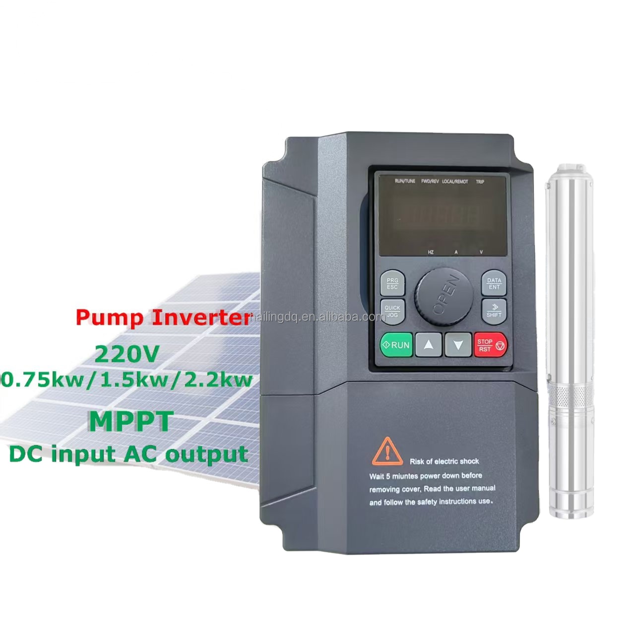 HL710 0.75KW 1.5KW 2.2KW 220V Professionally Multifunctional Deep Well Pump Solar Controller Inverter Mppt Solar Inverter