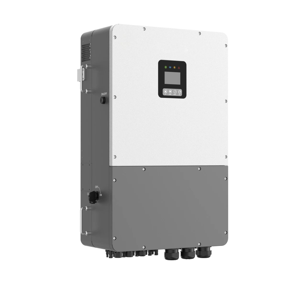 Huayu HY-HH-60KW-P3EU Three-phase High-voltage Hybrid Inverter 60KW IP66 98.5% Efficiency High Safety Reliability 4 MPPTs LCD