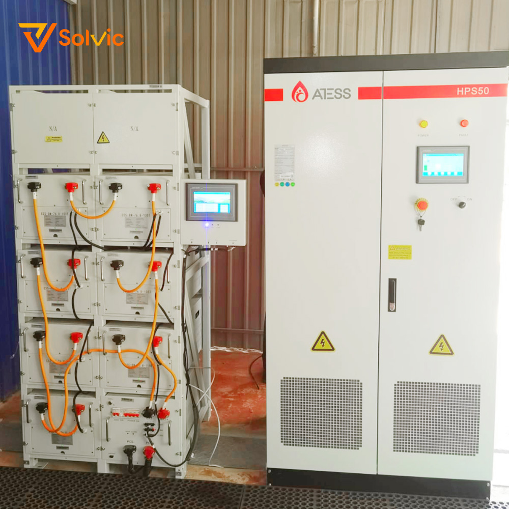 Solvic 50kW Commercial Hybrid Inverter System ATESS HPS50 400V 3 Phase High Efficiency Generator Compatible for Small Business