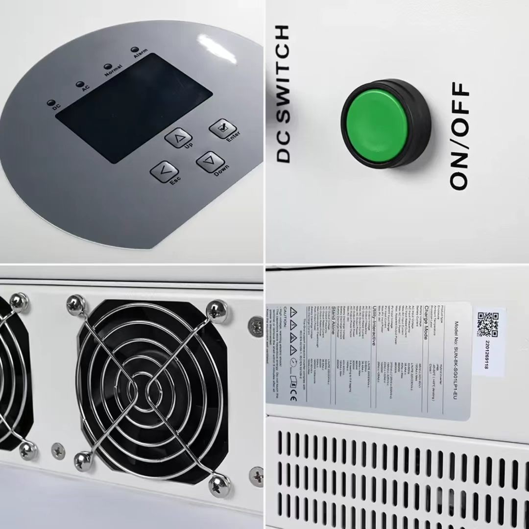 Hybrid Inverter 3-20kW Low Voltage Three Phase Solar Inverter Europe Stock TUV Certified
