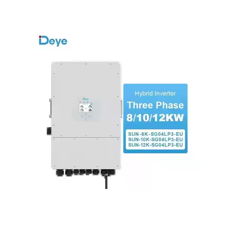 Deye SUN-5-12K-SG04LP3-EU 5-12kW Hybrid Inverter Diesel Generator Compatible for EU Weak Grid Area
