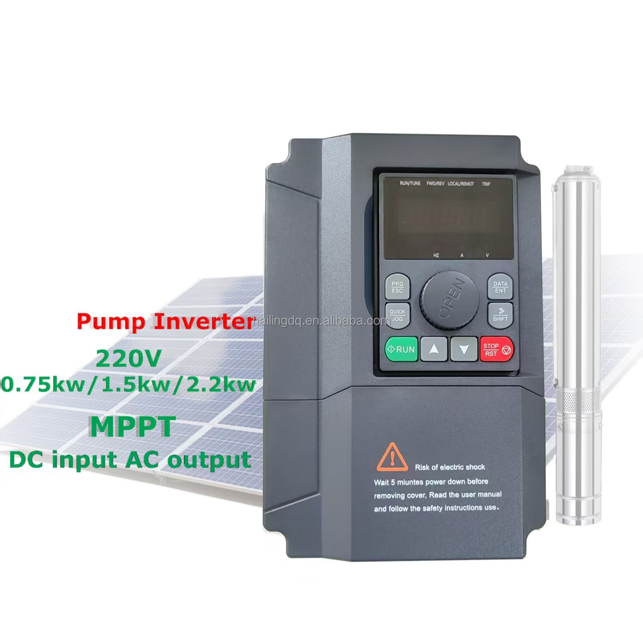 HL710 0.75KW 1.5KW 2.2KW 220V Professionally Multifunctional Deep Well Pump Solar Controller Inverter Mppt Solar Inverter
