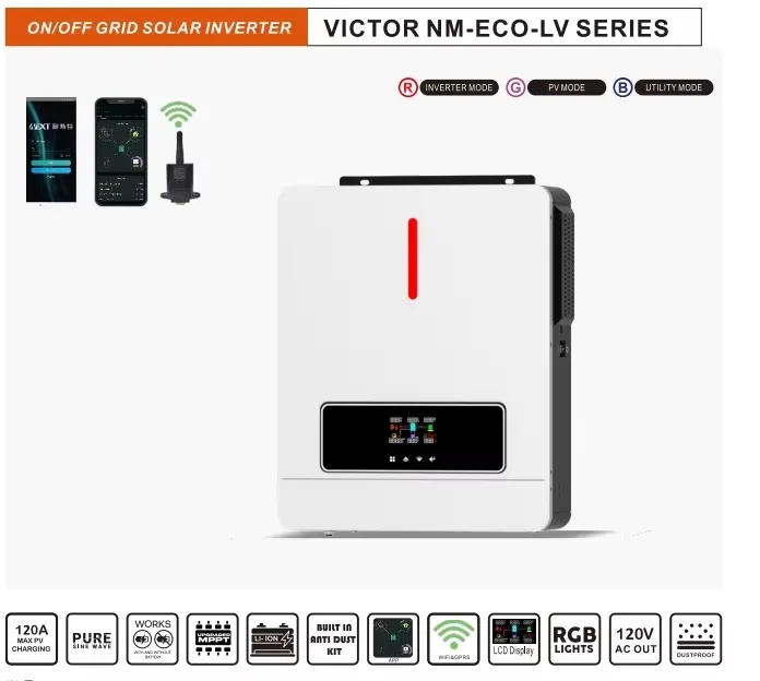 Hybrid Solar Inverter Display
