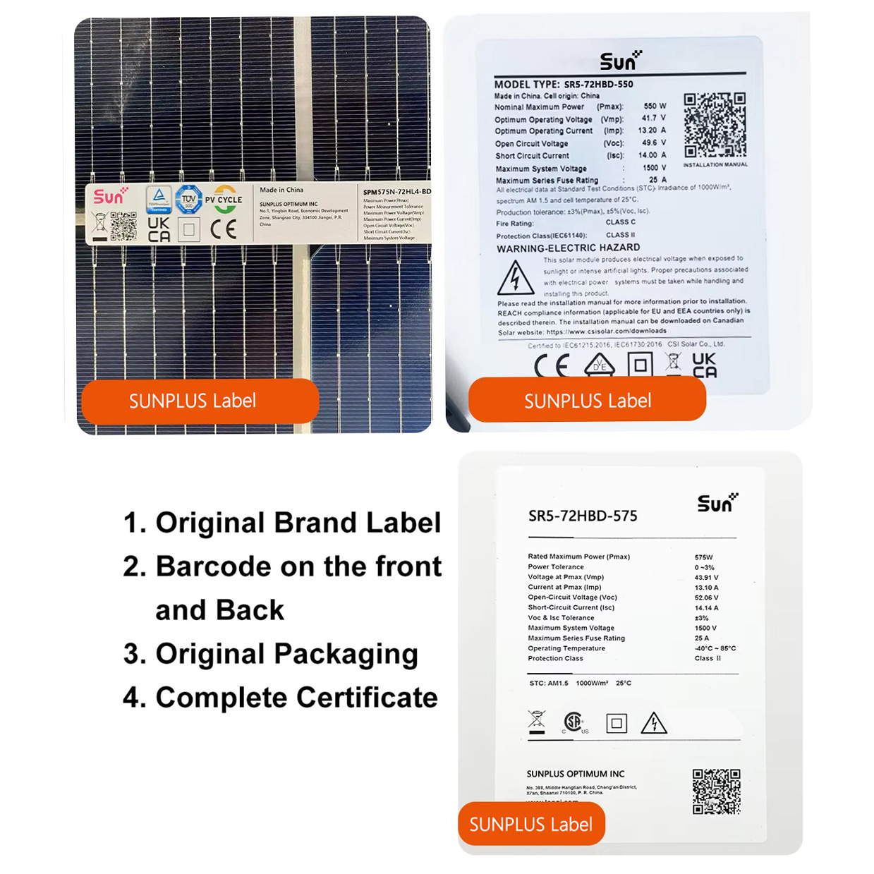 Sunplus 300kW Grid Solar Power System Full Set Monocrystalline Silicon Home Inverter Lithium Ion Battery Roof Mounting Large