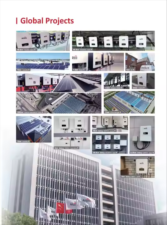Afore EU Stock AF6K-SL Low Voltage Series Storage Inverters Single Phase CEI Hybrid Inverter 6kW for Home Energy Storage System