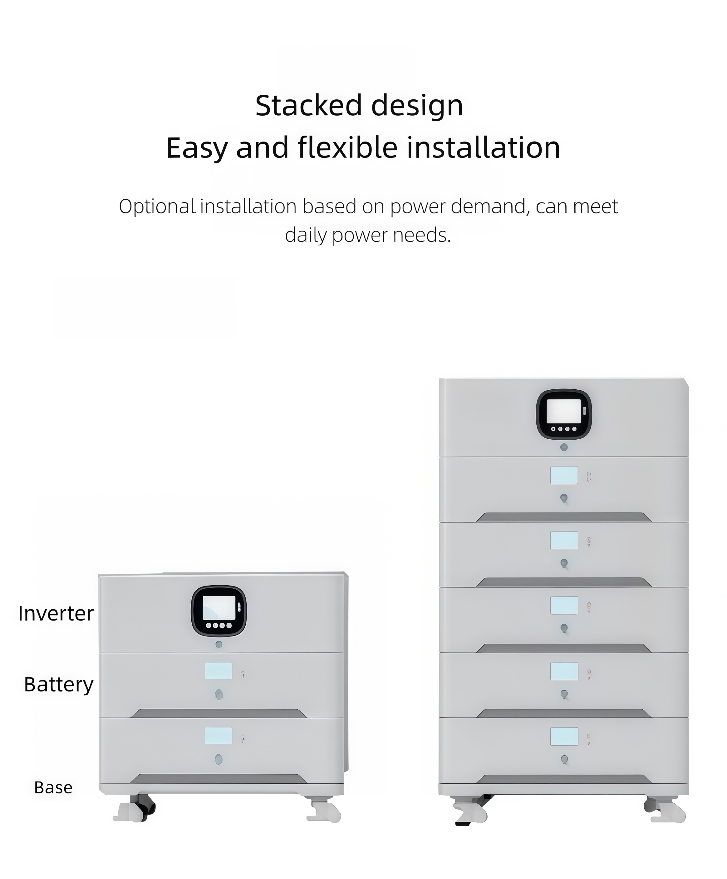 51.2V 10KW Hybrid Solar Inverter With Battery All-in-One Unit 5kWh 10kWh 15kWh 20kWh 25kWh 30kWh Stackable ESS Grade A Home Use
