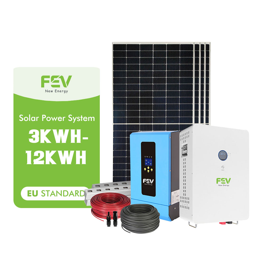 Solar Panels 10KW 30KW 50KW Off-Grid Solar Power System/Home Solar Panel Kit 3000W 5000W 10KW Sun Battery