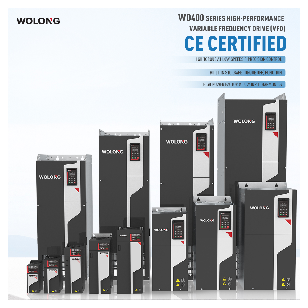 WOLONG AC Drive Solar Inverter 7.5kW/5.5kW/4kW Three Phase High Efficiency Off Grid 380V