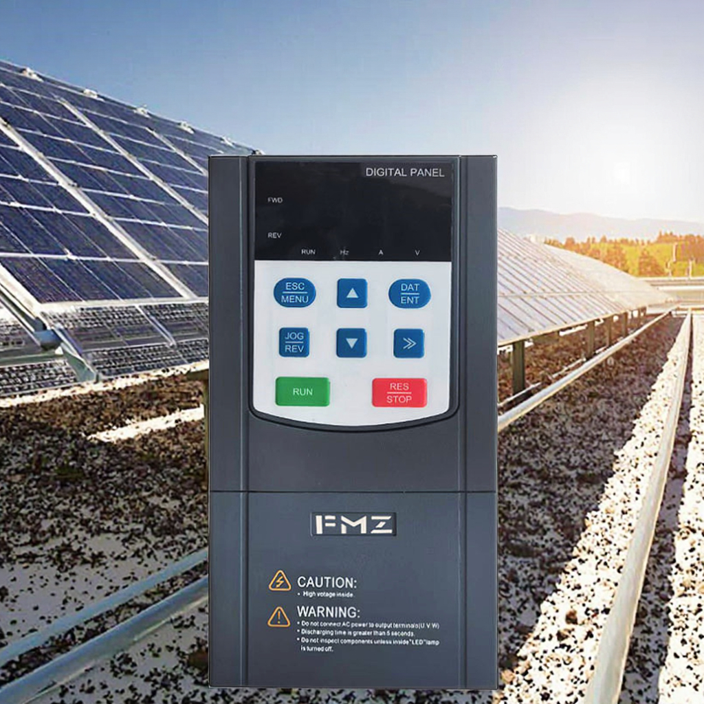 FMZ H880G 7.5kW Solar Water Pump VFD Inverter with MPPT DC Input to 380V 3-Phase AC Drive for Agricultural Irrigation