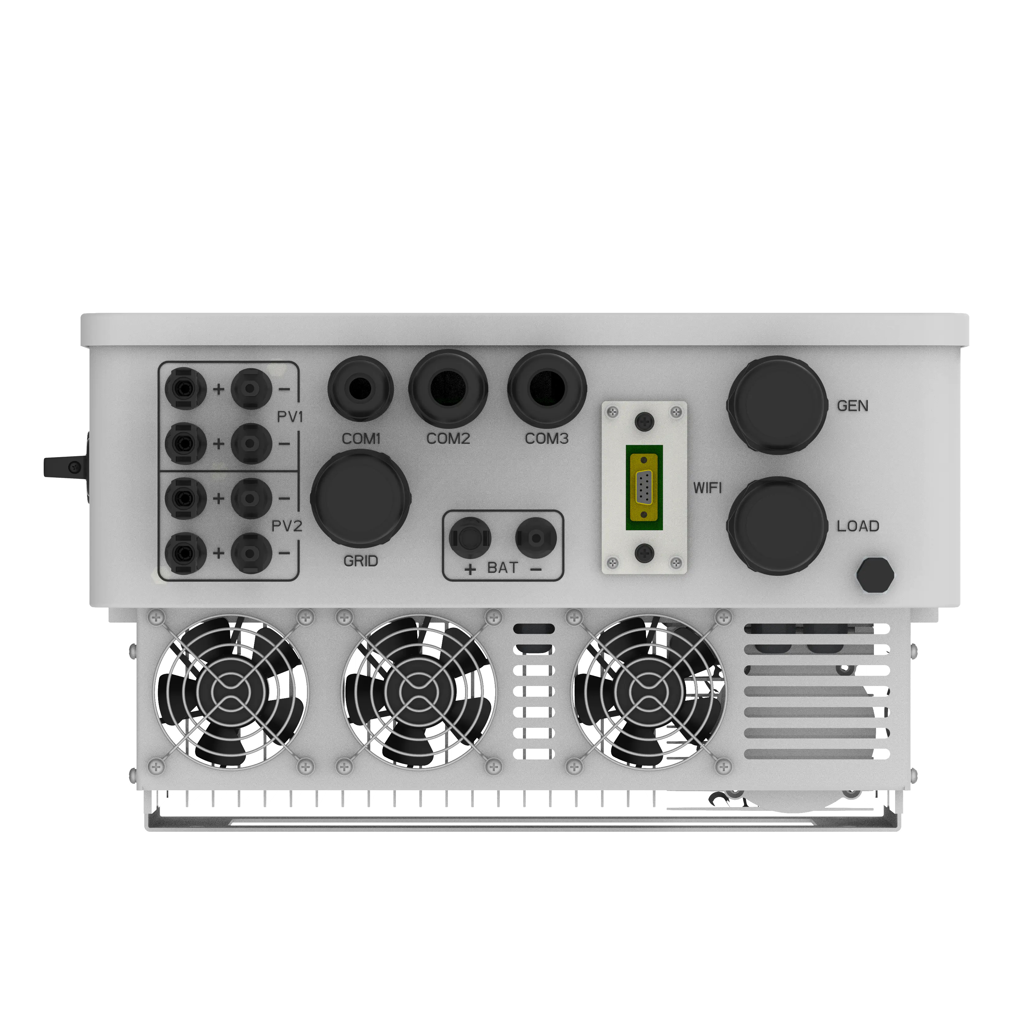 Hot Selling 20kW Deye High Voltage 3 Phase Hybrid Solar Inverter IP65 2 MPPT Inverters for Commercial Solar Storage