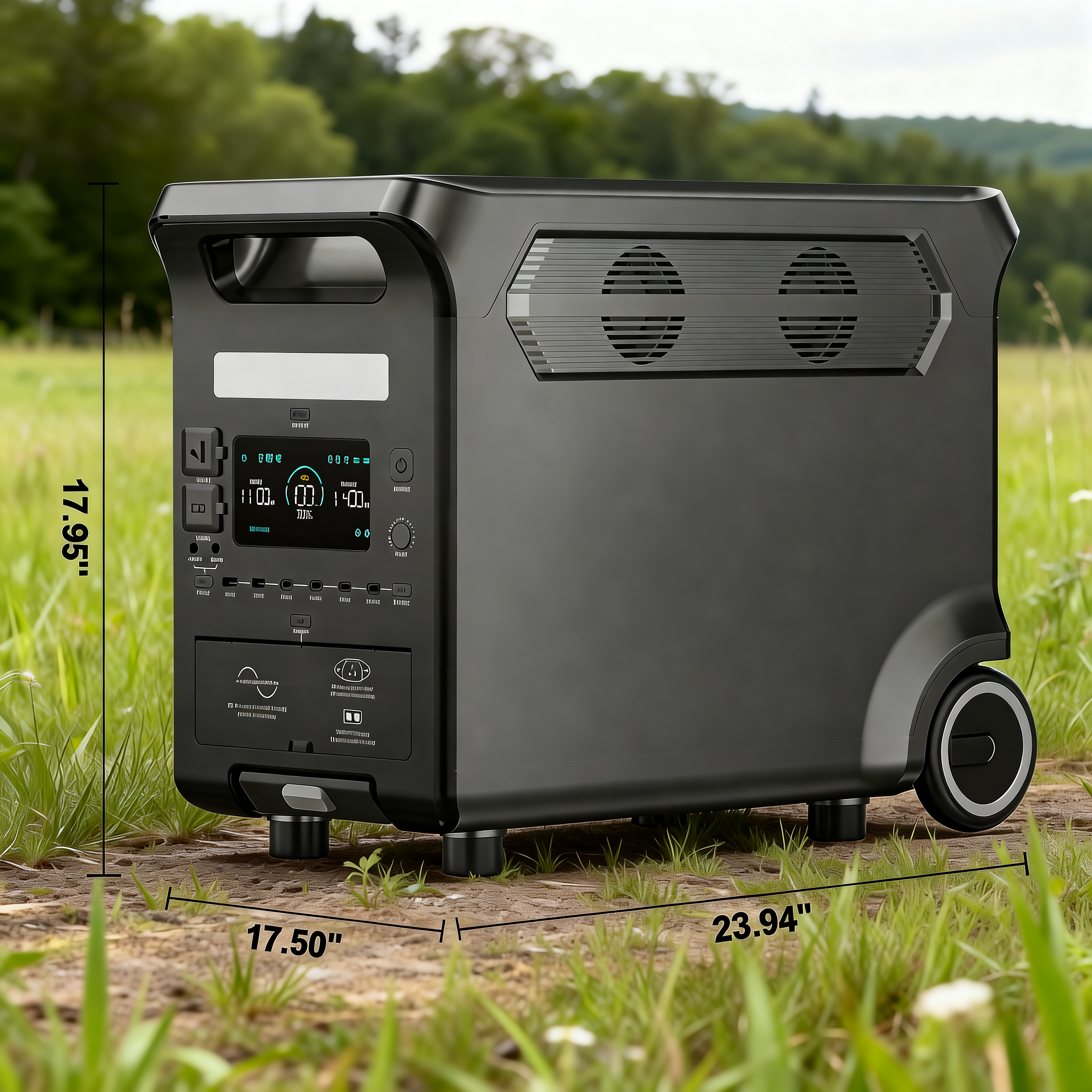 Factory Wholesale Portable 3000W Hybrid Inverter Station | 2560Wh Solar Generator with UPS, MPPT &amp; RV Port