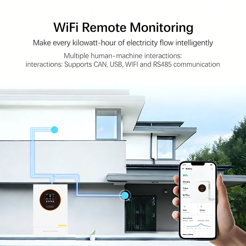 3.5KW 24V Pure Sine Wave Hybrid Inverter 500VDC Wide Voltage Range | Dedicated Equipment for Residential Rooftop PV Plants