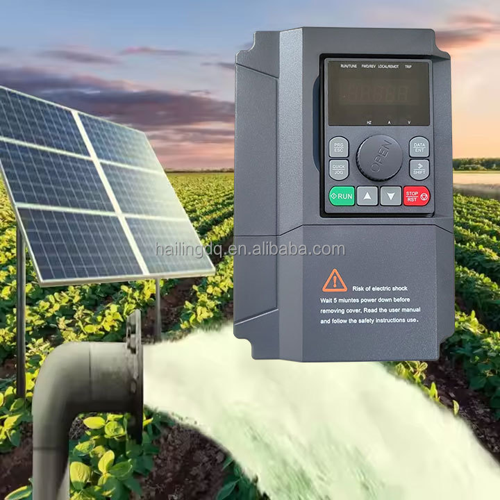 Low Price Solar Inverter 1HP 2HP 2.2KW Variable Frequency Drive Input DC/AC Output 3Phase 220V/ 380V MPPT Off-grid Operation