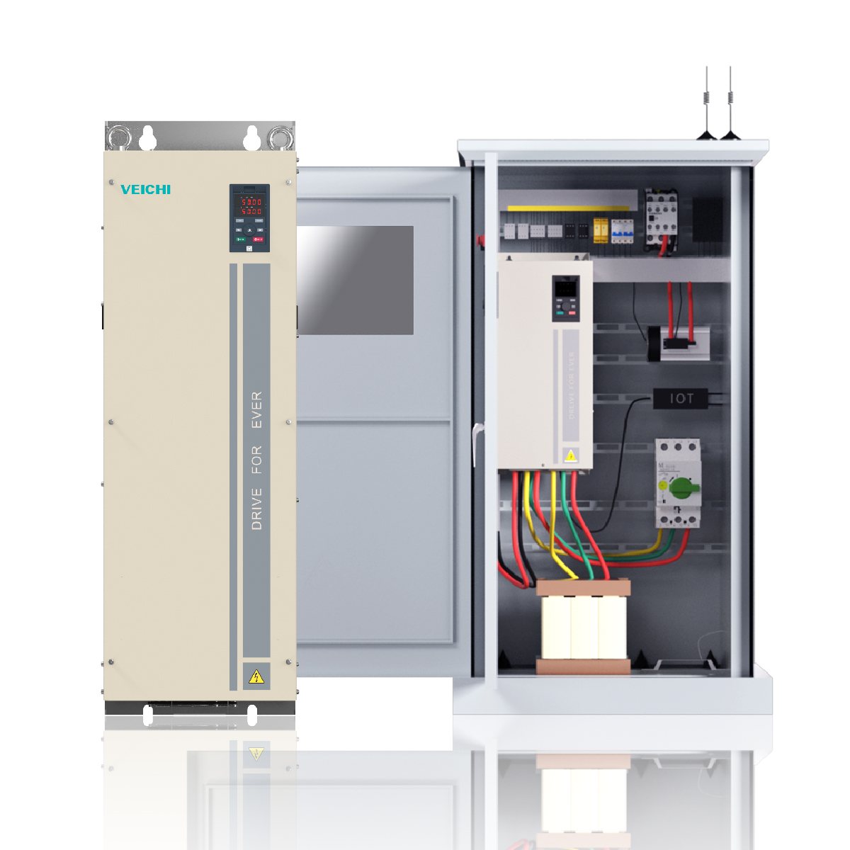 VEICHI SI23 Control Cabinet with Solar Pump Controller for Outdoor Solar Irrigation System Welcomed in Middle East and Africa