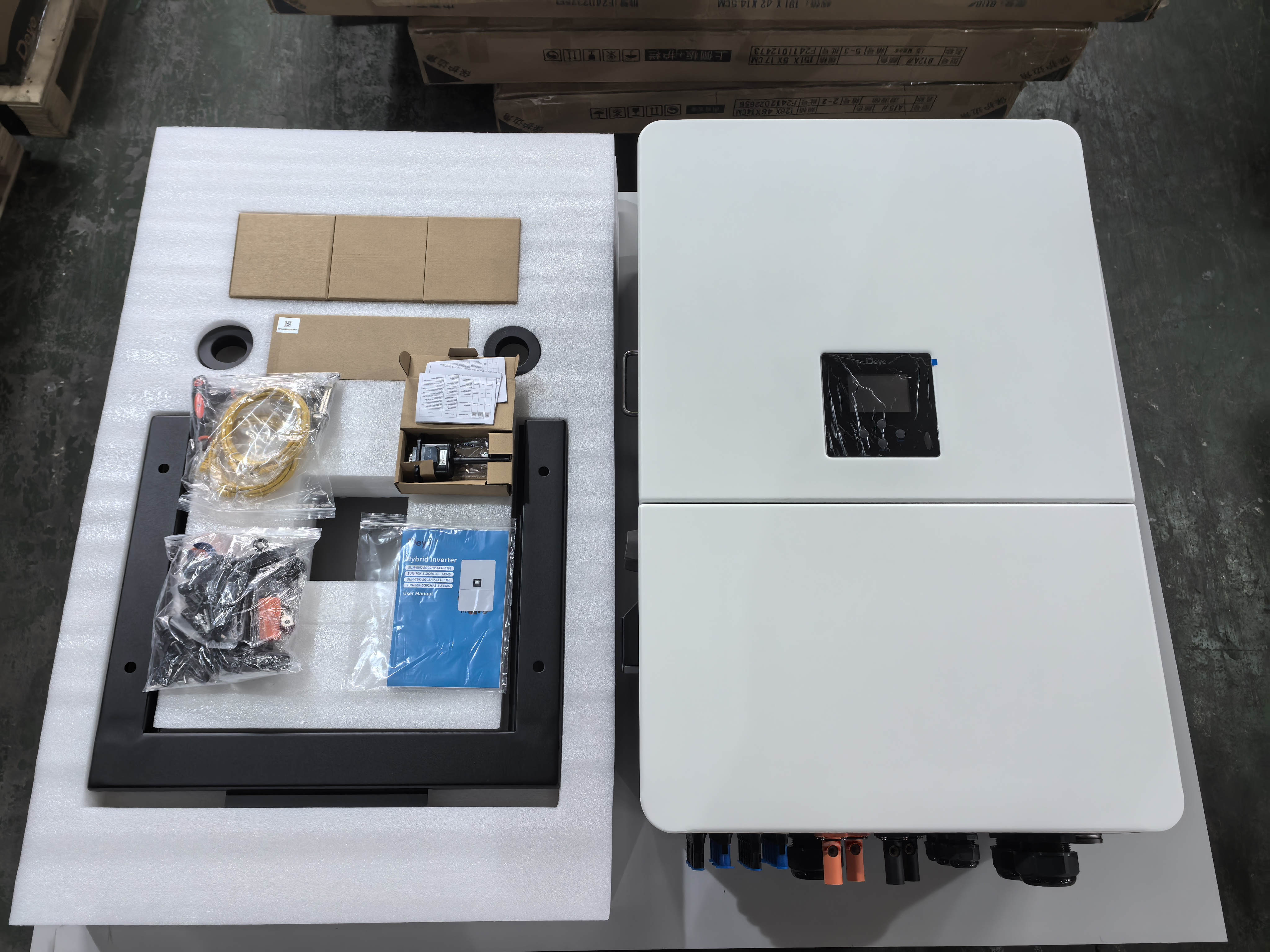 Deye Commercial Hybrid Inverter 60-80kW Generator Compatible Factory Price for Commercial ESS Projects