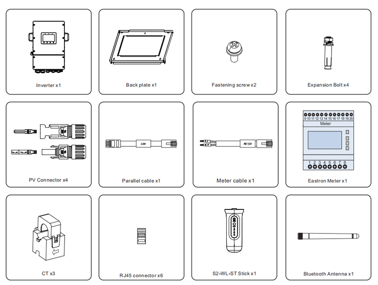 Packaging List