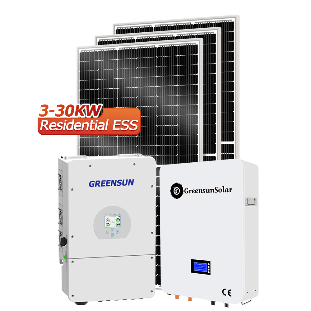 30000w Home Use Solar Power System 5kw 15kw 25kw 30kw Hybrid Inverter Battery Solar System For Roof Installation