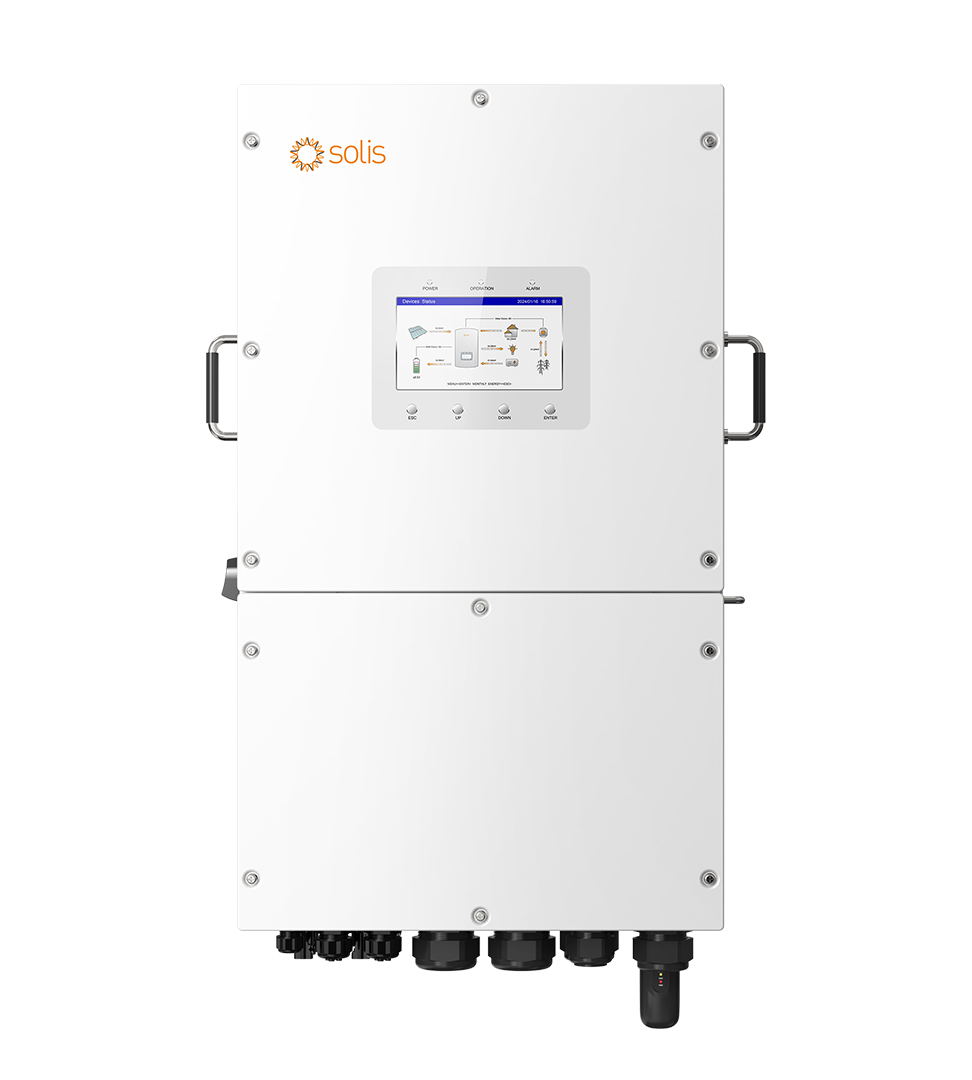 Solis Commercial Hybrid Solar Inverter 30kW 40kW 50kW Three Phase 380V High Voltage S6-EH3P(29.9-50)K-H 30Kw Hybrid Inverter