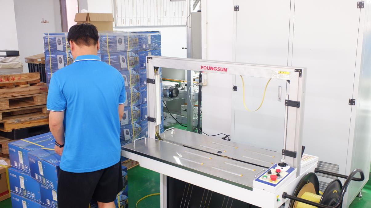 Product packaging and export preparation at Yde Power