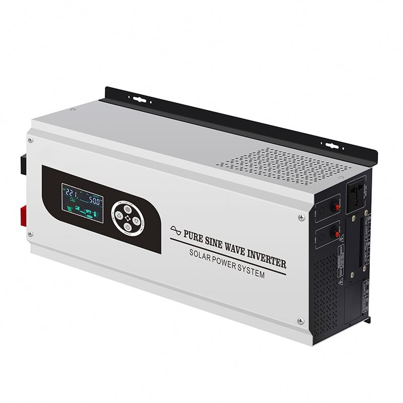 2-5.5kW 24V Single Output Solar Panel Off-Grid Hybrid Inverter Generator System with MPPT Controller LCD+LED Display RS485/WiFi