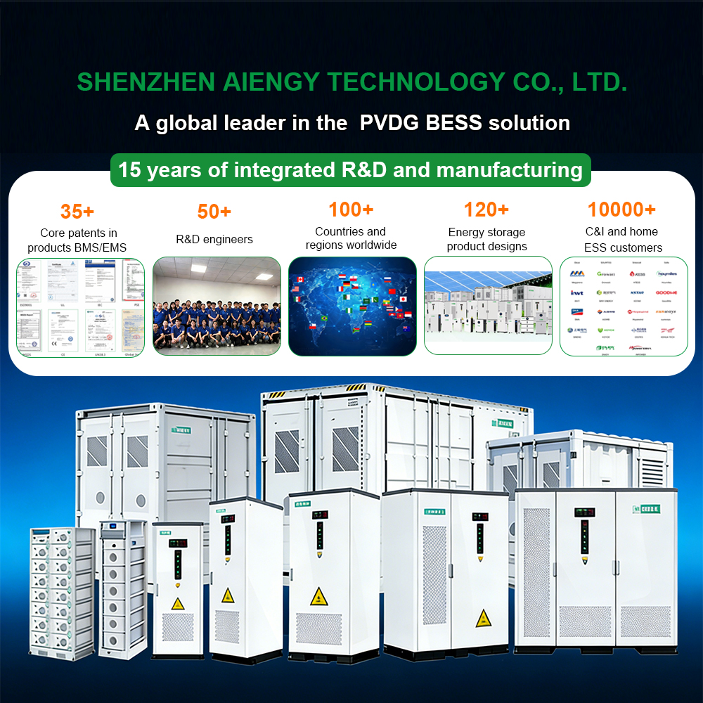 241KWh+125KW LiFePO4 All in One ESS Inverter and Lithium Battery Cabinet for Commercial and Industrial Energy Storage System