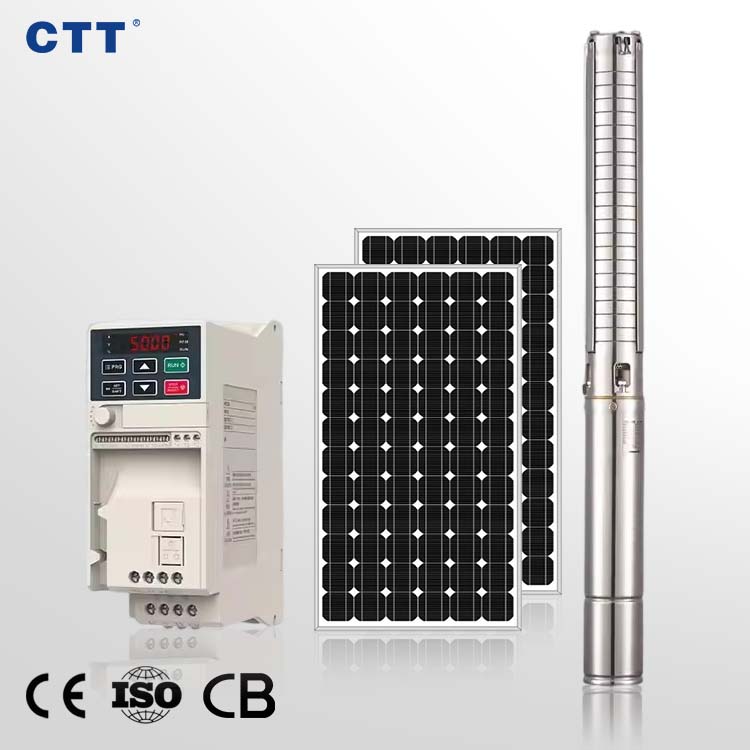 Solar Water Pump with Solar Panel and Inverter Ac/dc Solar Water Borehole Pump Solar Power Water Pump with Battery