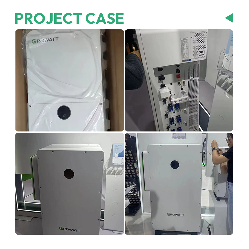 Hybrid Three Phase Offgrid Solar Inverter Growatt 50kW 100KW High Voltage Onduleur Solaire Hybride