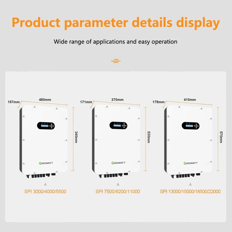 Solar Pump Inverter 3 Phase 380V MPPT Solar VFD Controller 3kW-22kW High Efficiency IP65 Waterproof for Agriculture Irrigation