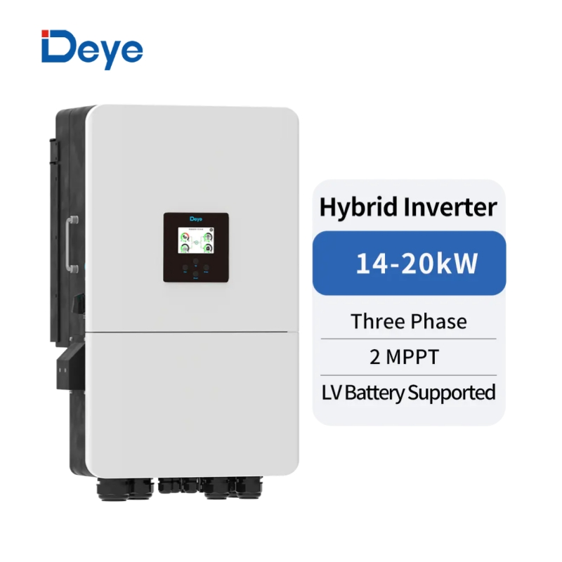 Deye New Model Hot Sale Sun-20K-Sg05lp3 -EU-Sm2 380vthree Phase 20kw Home Hybrid Solar Power Inverter