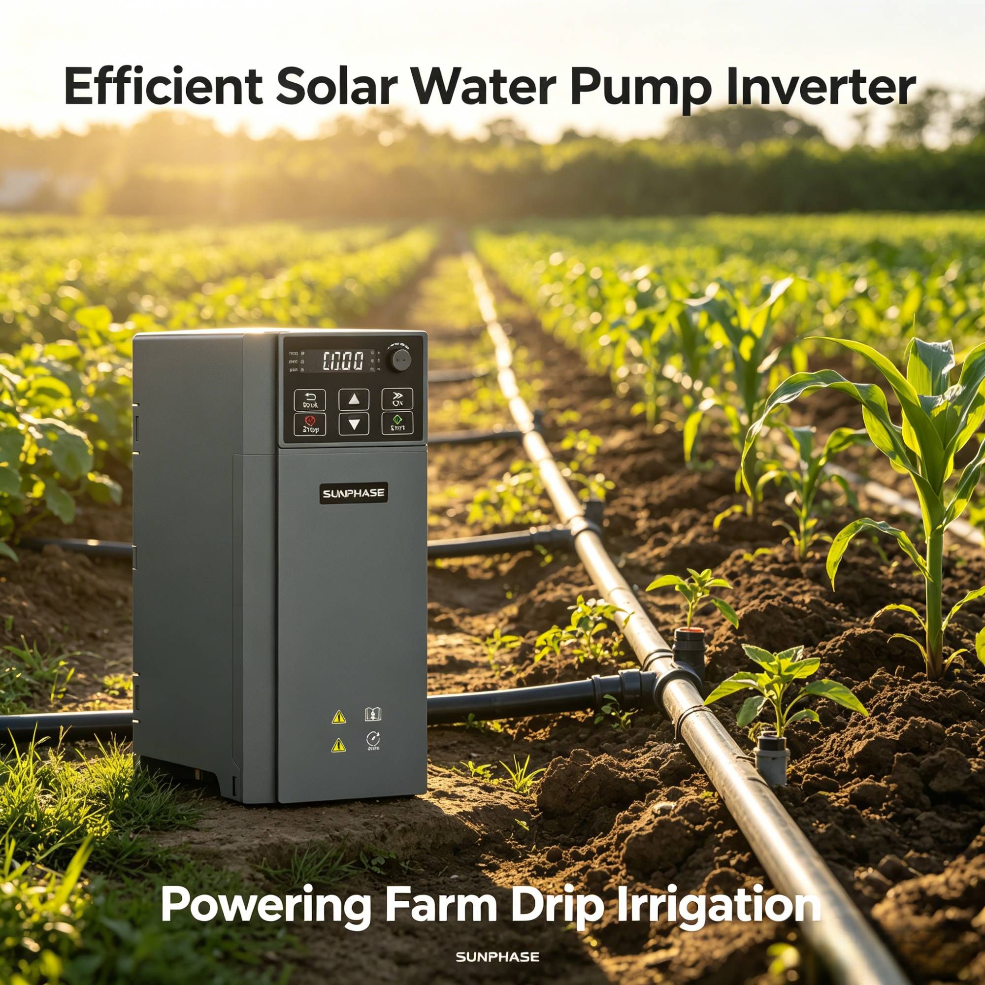 0.75kW 1HP 220V Solar Water Pump Inverter Heavy Duty Solar Inverter for Water Pump Commercial Irrigation Power Controller