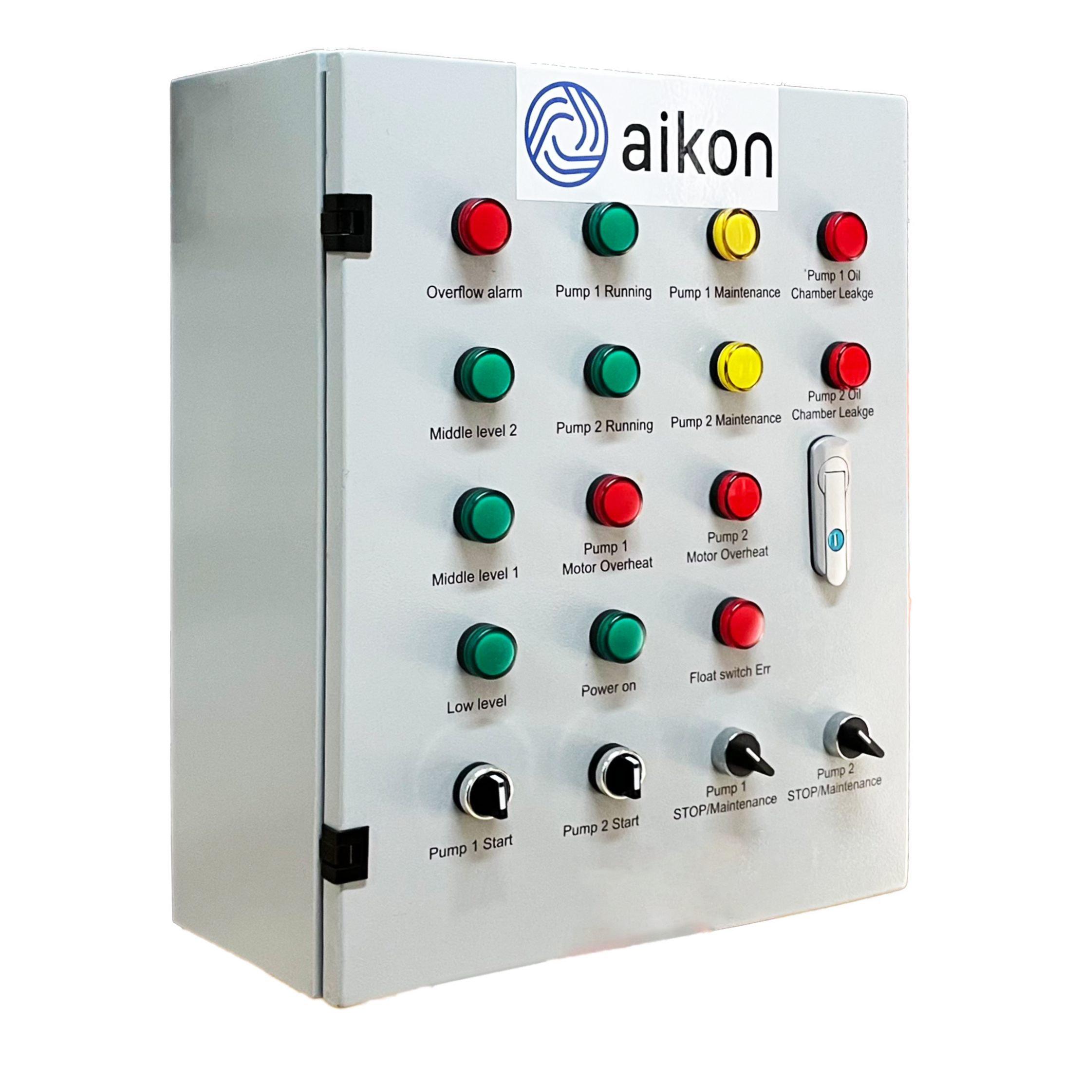 Touch Screen HMI Customized High Efficiency Water Pump Motor Solar Energy System Electrical Control VFD Cabinet