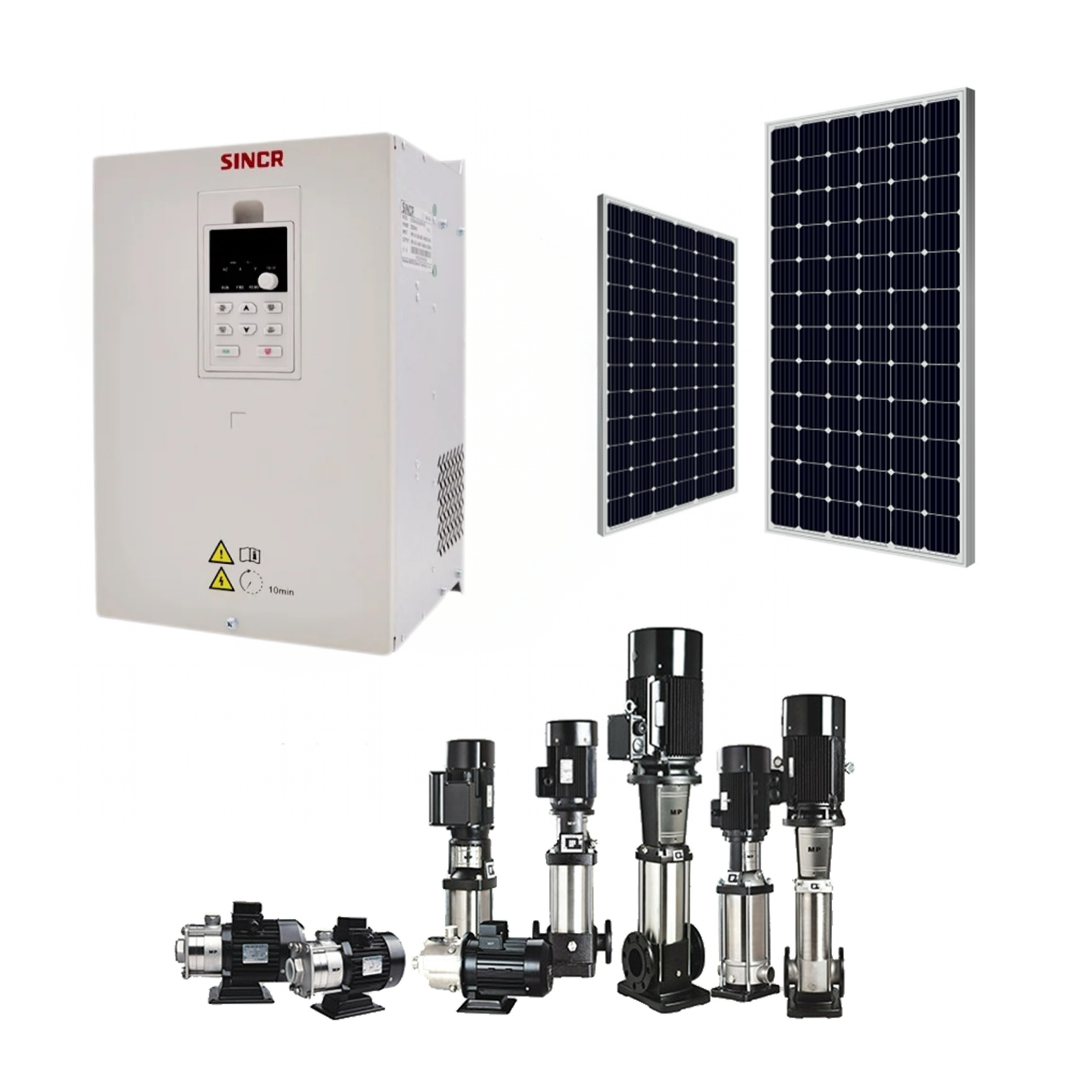 Hot Sale IP65 Solar Pump Inverter 15kw 18kw 22kw Single/Three Phase VFD AC Drive Nominal Voltage 220v/380v for Pump Applications
