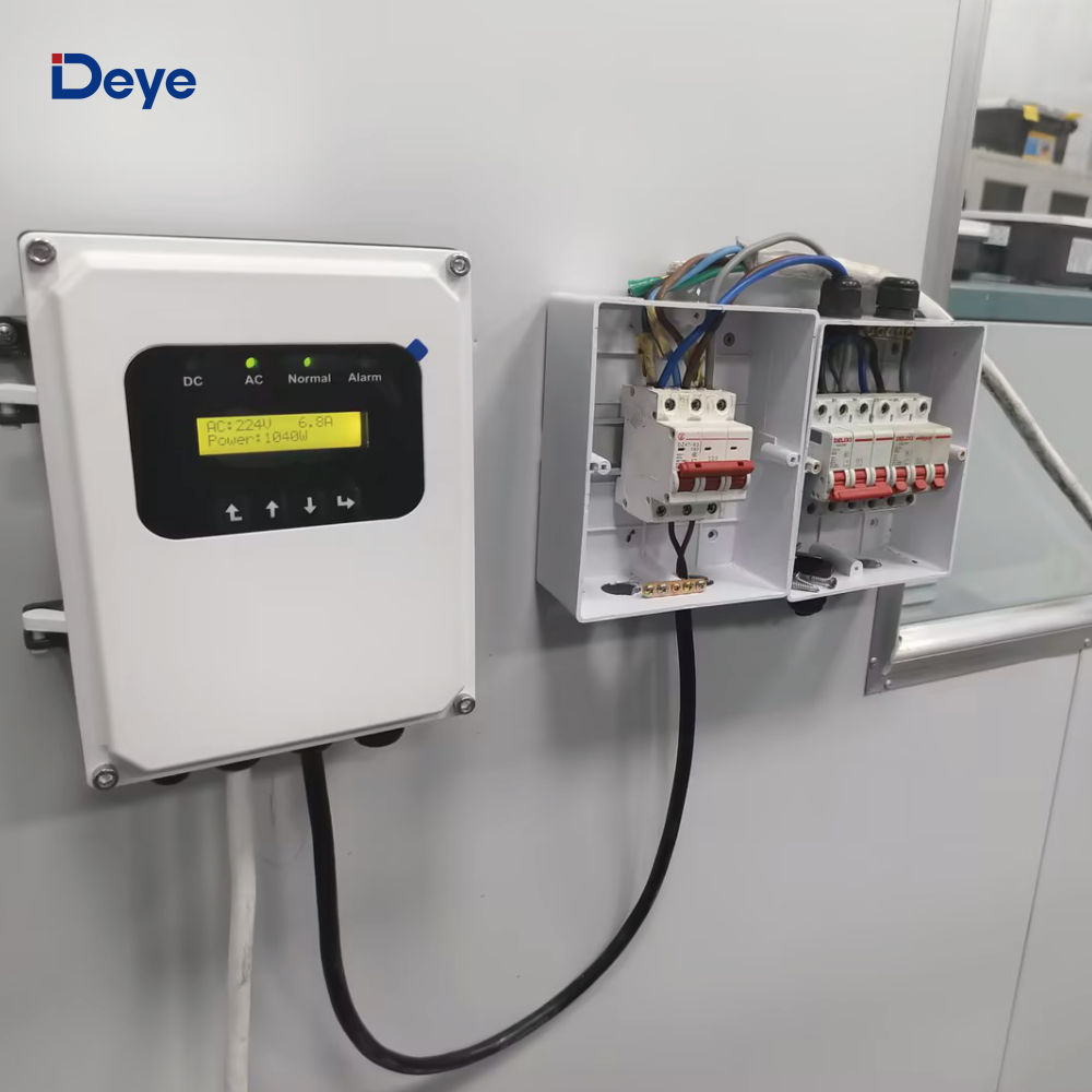 Deye MPPT Pure DC Solar Water Pump Frequency Converter CE Certified IP65 Waterproof Inverter Controller for 4B1500 Screw Pump