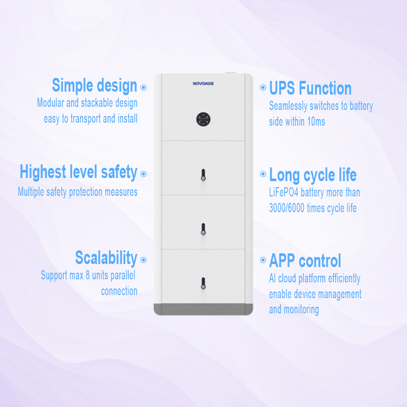 China Supplier 3Kw Solar Inverter All-In-One Hybrid Home Solar Energy Storage System With Lifepo4 Battery Stackable Design