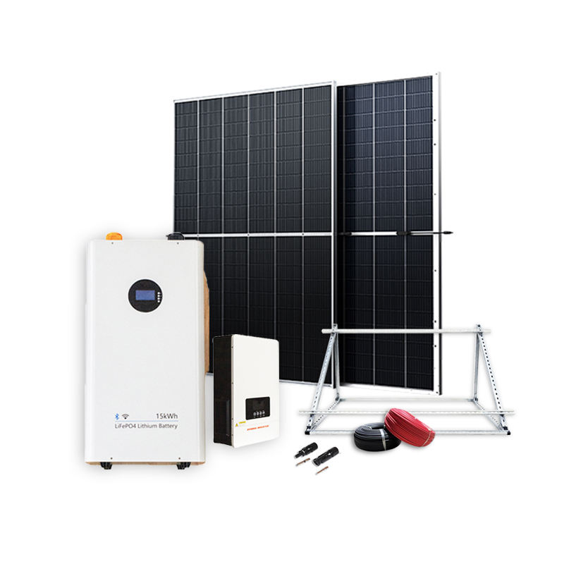 Solar Power System 5KW 6KW 8KW 10KW Hybrid Solar System Solar Inverter