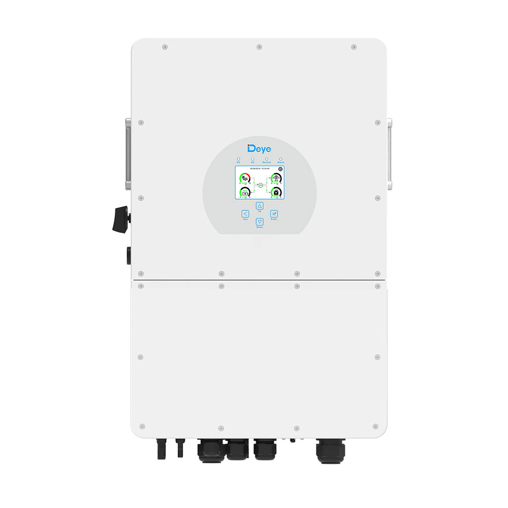 Deye 5/6/8/10/12K-SG01HP3-EU-AM2 Three Phase High Voltage 5KW 6KW 8KW 10KW 12KW Hybrid Solar Inverter
