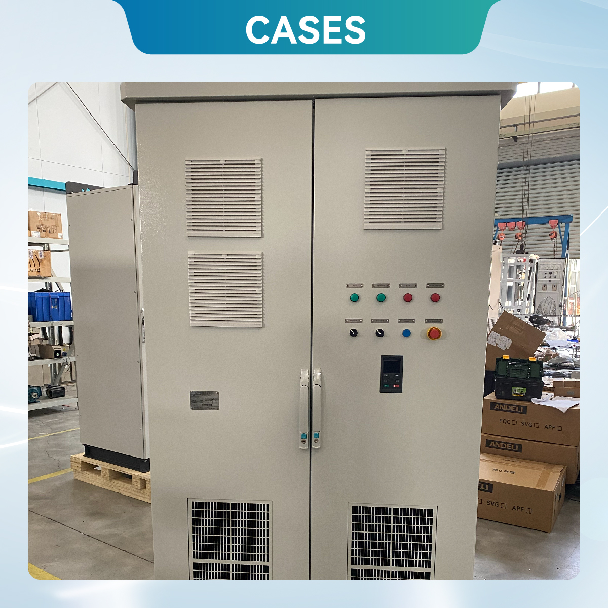 VEICHI SI23 Control Cabinet with Solar Pump Controller for Outdoor Solar Irrigation System Welcomed in Middle East and Africa