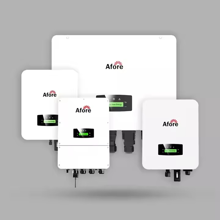 Afore High Voltage Solar Hybrid Inverter 30Kw 40Kw 50Kw Three Phase AC Power Inverter Single &amp; Triple Output Cheap Price