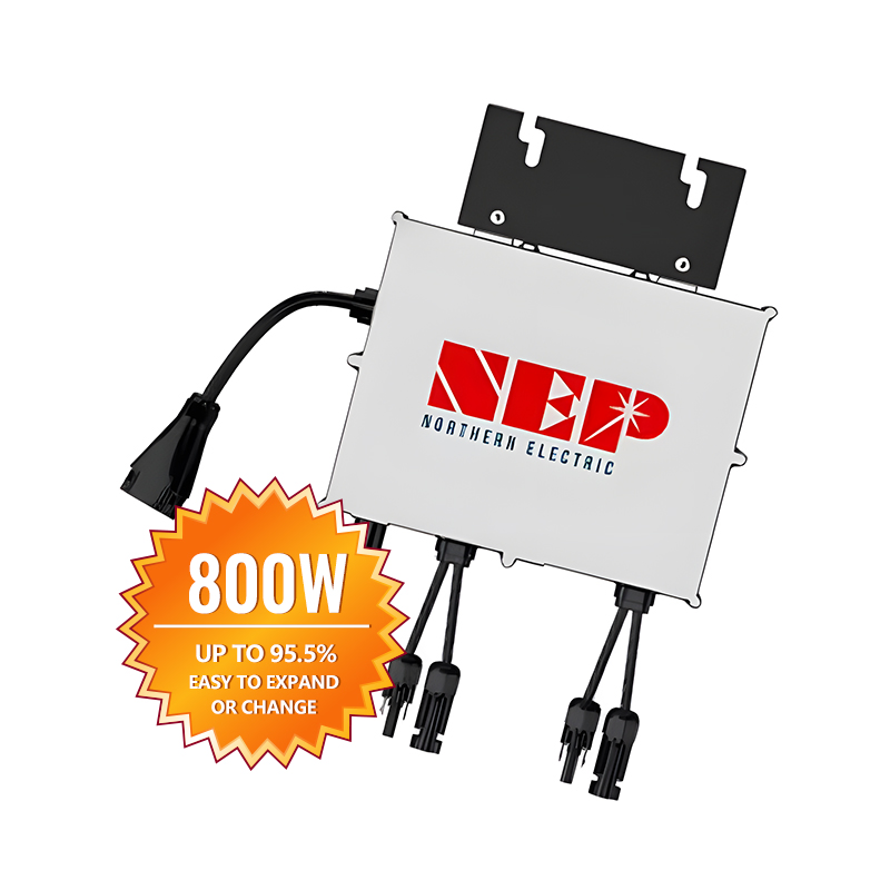 Nep Microinverter IP67 300W 500W 600W 800W Grid Tied Solar Inverter High Quality for Home Emergency Power Solar System Plug and Play
