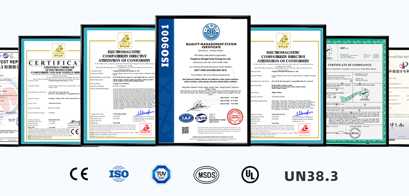 Product Certifications CE TUV IEC