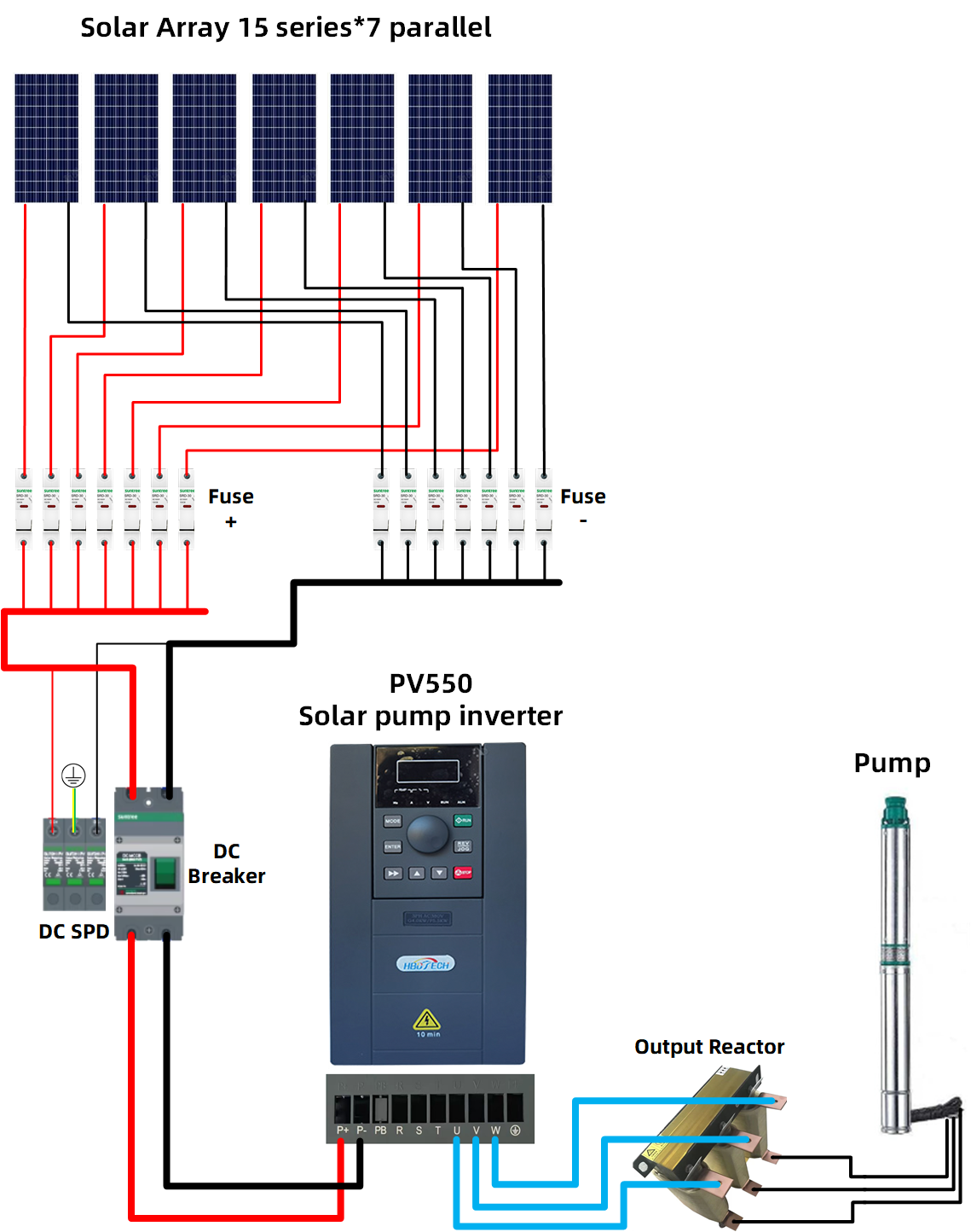 22kW Three-Phase Moisture-Resistant Heat-Resistant Solar Water Pump IoT Control Cabinet for Fishery Water Wind Turbine Inverter"