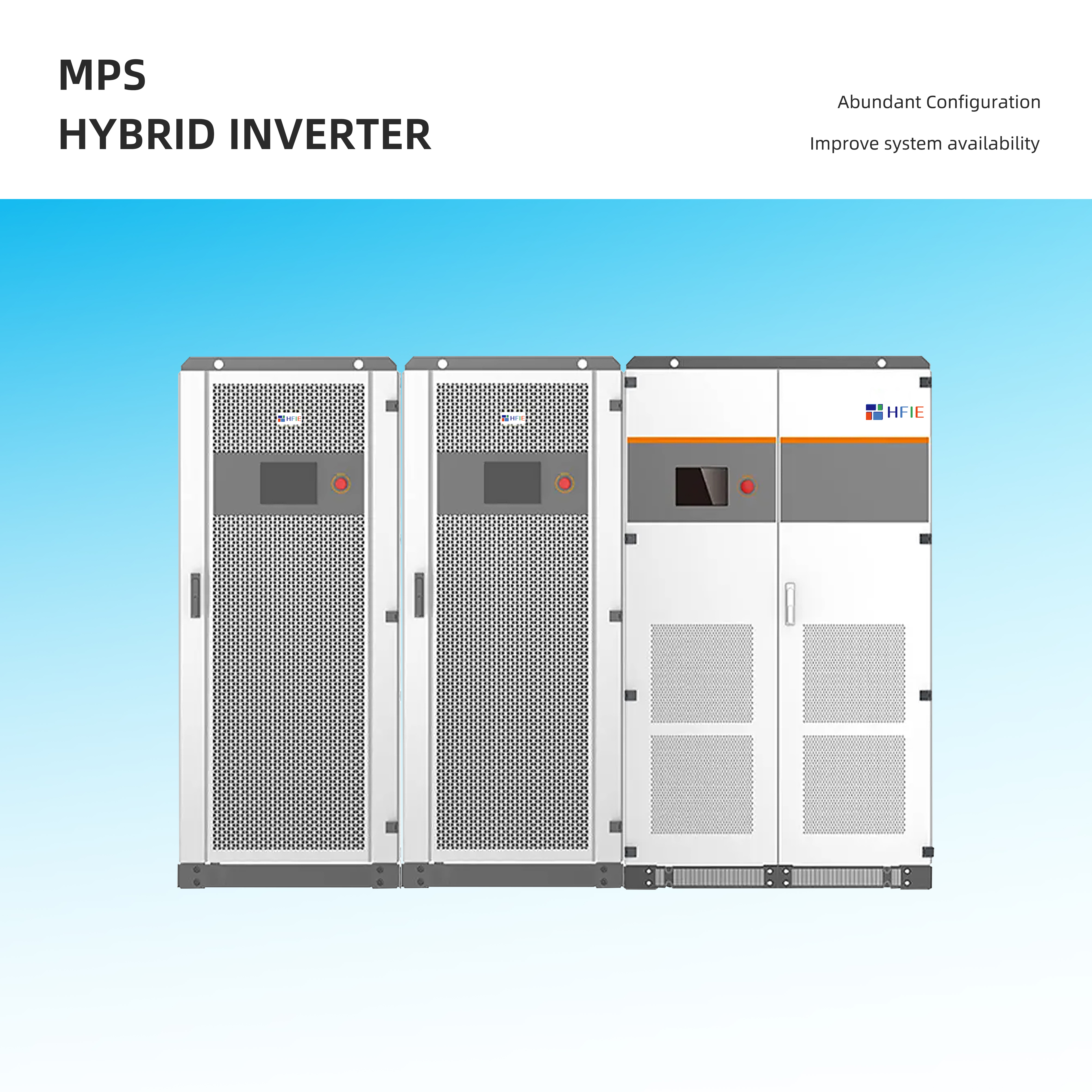 HFIE 100KW 300KW 500KW Wind Turbine Inverter for Wind Solar Hybrid System MPPT Charging Diesel Generator Compatible