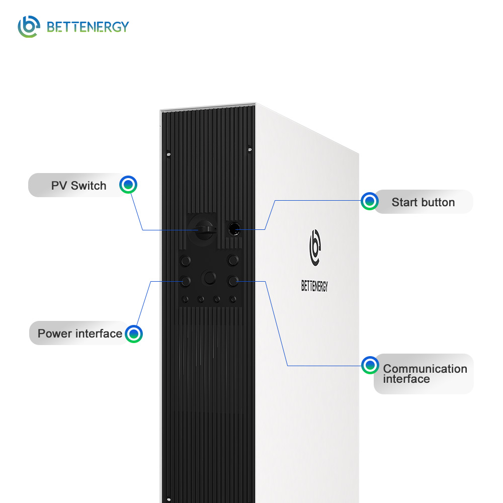 All in One Battery System Bettenergy All in One ESS Built-in 8kw Inverter with Liquid Cooled LiFePO4 Battery 13.4kwh Back up
